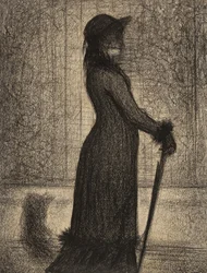 Mujer paseando (Une élégante)